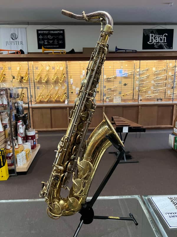 Vintage King Super 20 Full Pearl Tenor Saxophone image 1