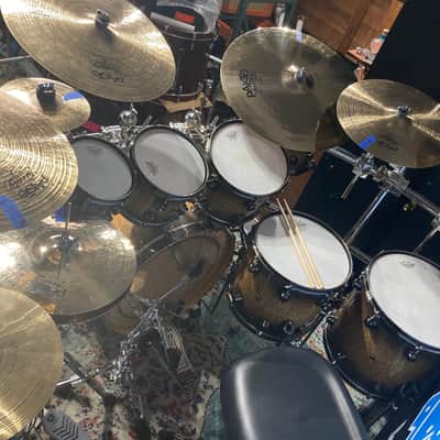 Tris Imboden's, Chicago, DW / Paiste / Gibraltar -Exotic Series – 40th Anniversary Special Edition Complete Drum Set 2012 -Tamo Ash image 18