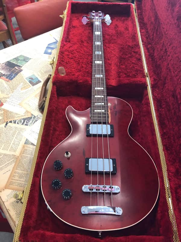 Stiehler Custom Les Paul Left-Handed Bass 2008 Red image 1