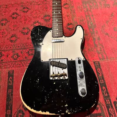 Fender TELECASTER Heavy Relic 61 Black 2011 - heavy Relic Black image 1