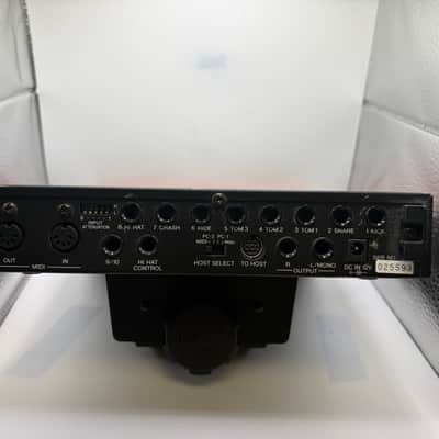 Yamaha DTXPRESS 1990s - Black and orange image 4