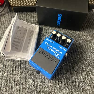 Boss CS-3 Compression Sustainer (Silver Label) 1997 - Present - Blue image 1