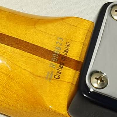Good Fender Japan Stratocaster N Serial Electric Guitar Dark Blue Ref No.5501 image 14