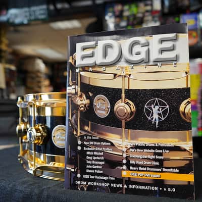 DW USA Collector's Series R30 "Starman" Neil Peart Signature Edge 6x14" Icon Snare Drum image 11