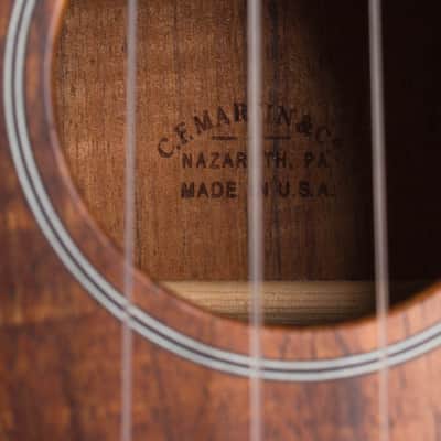 C. F. Martin  Style 2-K Concert Ukulele (2014), ser. #1819492, two-tone fabric hard shell case. image 16