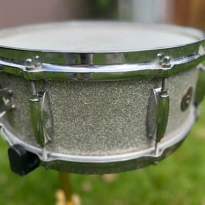 GRETSCH 60s #4157 Name Band 14x5.5 Silver Sparkle 1960s Gretsch Snare Drum [51090] (06/15) image 4