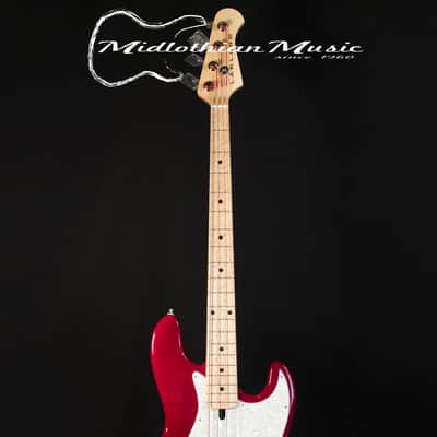 Lakland USA 44-60 - Vintage J Style 4-String Bass - Transparent Purple Finish w/Case image 3