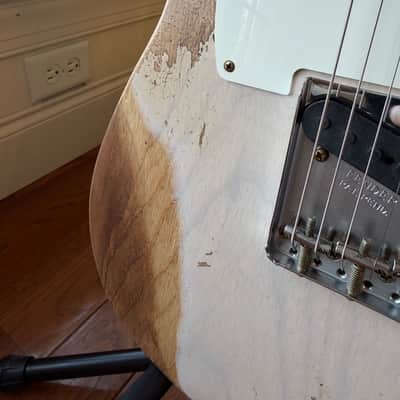 2025 Fender Custom Shop '57 Telecaster Super Heavy Relic LR25 Limited Edition - Aged Dirty White Blonde image 6