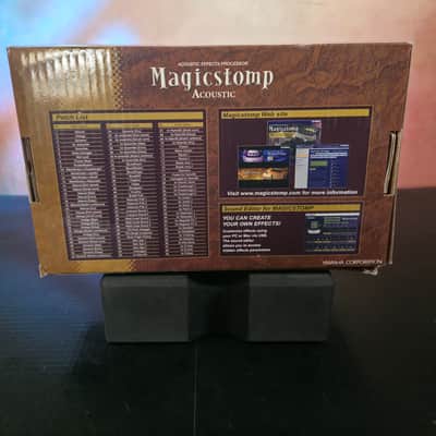 Yamaha MagicStomp Acoustic Stereo Multi-Effect Pedal 1990s - Tan/Silver image 2