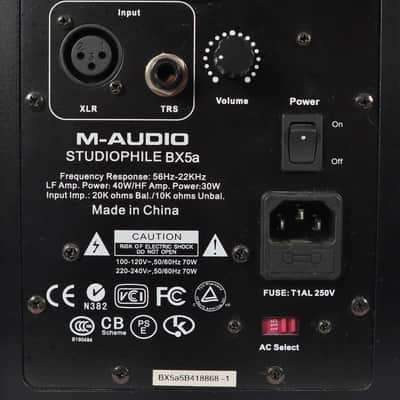 M-Audio BX5a Studiophile 5" 70W Powered Studio Monitor Speaker Pair image 7