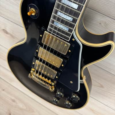 Gibson Custom 1957 Les Paul Custom Reissue VOS - Ebony 3-Pickup #222 image 6