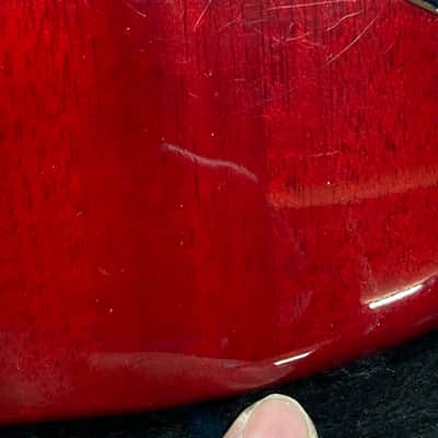 Fender American Select Mahogany Stratocaster HSS with Rosewood Fretboard - 2011 - Crimson Red Transparent image 14
