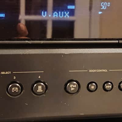 Denon Denon AVR-1312 Home theater receiver with 3D-ready HDMI switching 90s  - Black metal cabinet image 1