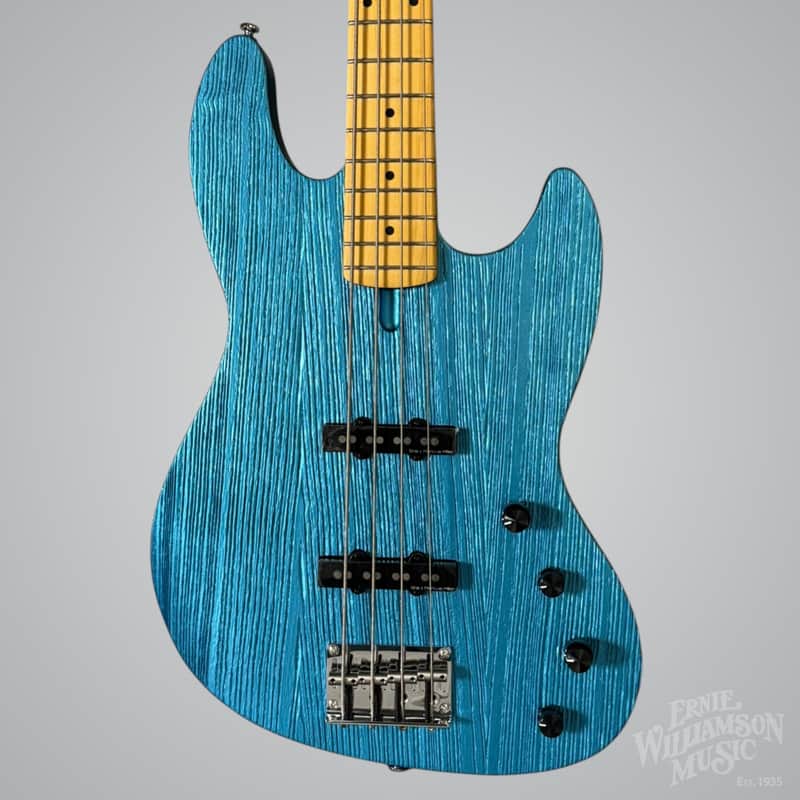 Sire Marcus Miller V6-4 String Bass Guitar, Maple Fingerboard, Ocean Turquoise Blue image 1