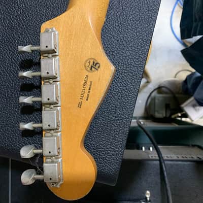 Fender Vintera 50's Roadworn Stratocaster neck w/tuners 2000 (?) - Maple-Nitro Laquer image 4