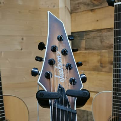 Jackson Concept Series Soloist SLAT7P HT MS - Ebony Fingerboard, Satin Bourbon Burst image 11