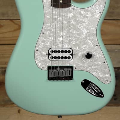 Fender Tom Delonge Stratocaster Electric Guitar Surf Green w/ Gigbag image 2