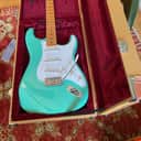 Fender Vintera '50s Stratocaster with Maple Fretboard Seafoam Green with tweed case.
