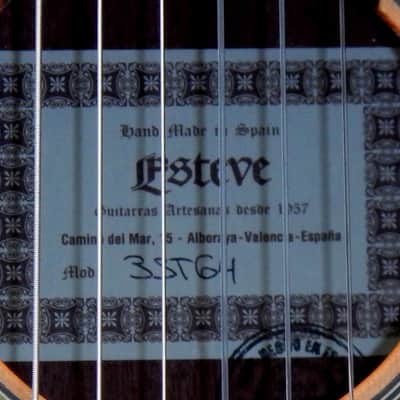 Esteve 3ST 640 short scale classical guitar Made in Spain image 6