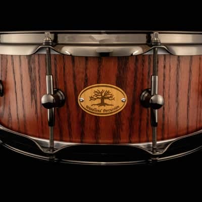 Woodland Percussion 14x5.5" Red Oak Stave Snare Drum image 1