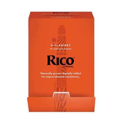 50 x Individually Sealed Rico Bb Clarinet Reeds, 2 Strength - RCA0120-B50 image 2
