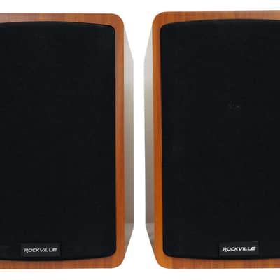 Rockville ELITE-5C Wood 800w Home Theater 5.25" Bluetooth Bookshelf Speakers image 2