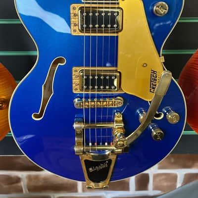 Gretsch G5655TG Electromatic Azure Metallic 2020 Semi-Hollow Electric Guitar image 4