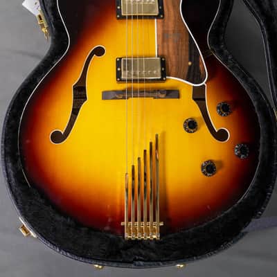 Heritage - Standard Eagle Classic Hollowbody Electric Guitar - Original Sunburst 2023 + Case image 4