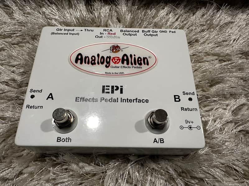 Analog Alien EPI Effects Pedal Interface 2021 - White image 1