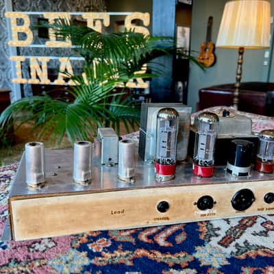 1965 Marshall JTM45 MkII Lead White Panel 50W Plexi image 14