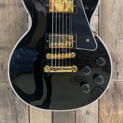 Les Paul Custom Ebony Inspired By Gibson Custom Epiphone Bild 3