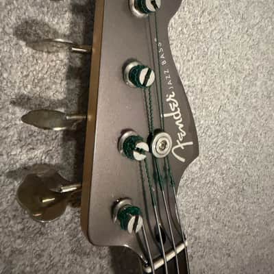 Fender MIJ FSR Aerodyne Jazz Bass 2014 - Dolphin Grey image 15