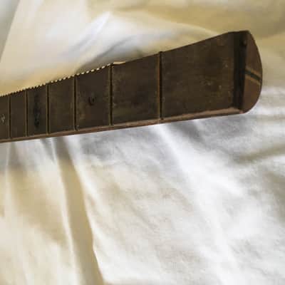 Vintage banjo neck piece Unknown 1920's Mahogany image 5
