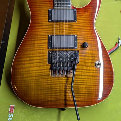 2013 ESP LTD Elite M-II - Amber Cherry Sunburst image 1