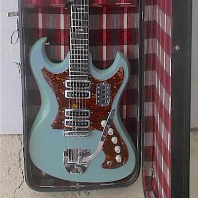 Kingston/Kawai Hound Dog Taylor 1965 Sonic Blue image 1