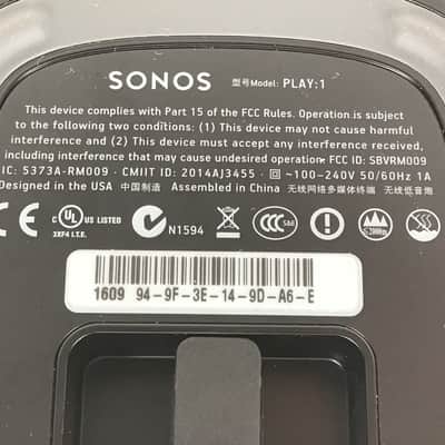 Sonos Play:1 Wireless Speaker - Black (PLAY1US1BLK) image 5