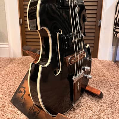Univox Scroll Headstock Violin Beatle Bass MIJ image 5