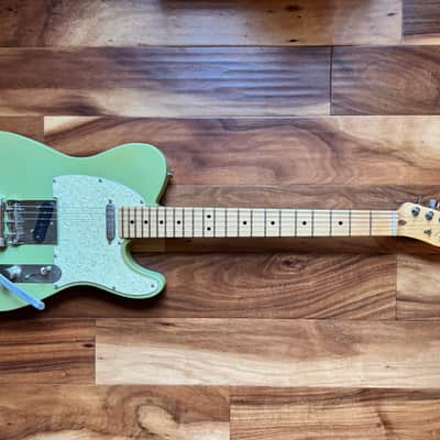 2015 Fender American Standard Telecaster w/ Bigsby - Refinished Aged Pistachio Nitro image 2