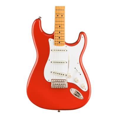 Used Squier Classic Vibe '50s Stratocaster - Fiesta Red w/ Maple FB image 1