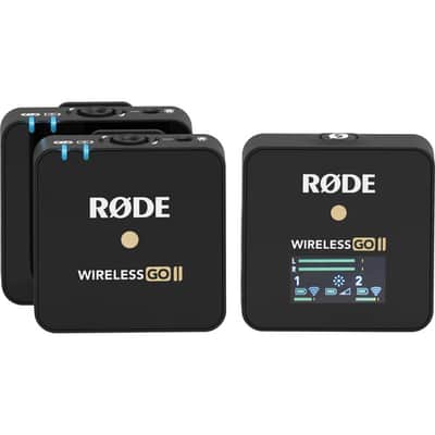 RODE Wireless GO II 2-Person Digital Compact Wireless Microphone System/Recorder (2.4 GHz, Black) - NEW!! image 5
