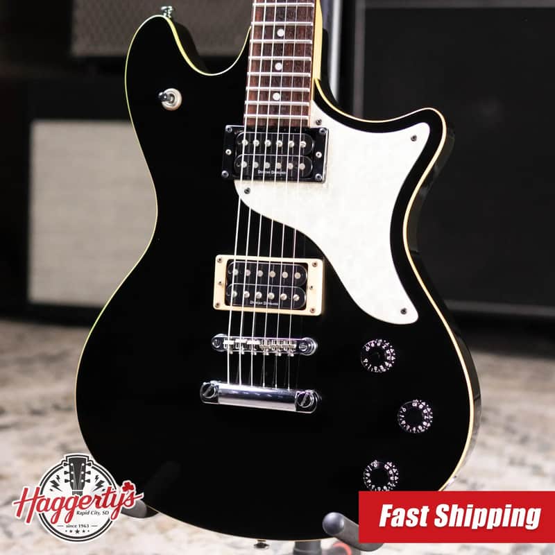 Immagine Schecter Diamond Series Tempest Electric Guitar - Black with Gig Bag - Used - 1