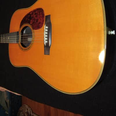 Mike Long HD-28 mid 90's - natural. This was Gene Johnson's guitar from Diamond Rio image 6