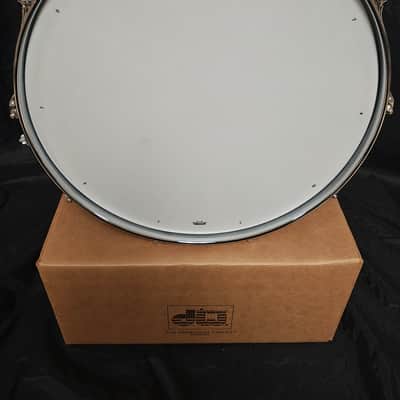 DW #DRVC6514SVC USA Collectors Series 6.5x14"  5mm Solid Concrete Snare Drum w/ Chrome Hardware image 5