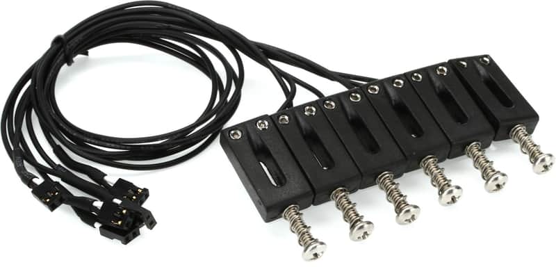 Graph Tech PN-8000-00 Ghost Loaded 6-piece Saddle Set for Strat/Tele Bridge - 2 1/16 inch String Spacing image 1