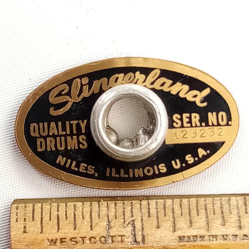 Slingerland Niles ’66 #123232 Badge Snare/Bass/Tom Drum +Alum …