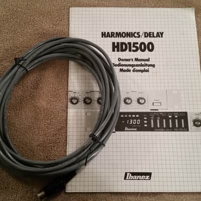 Ibanez HD-1500 Harmonics/delay vintage rack effect w/PC40 Controller image 5