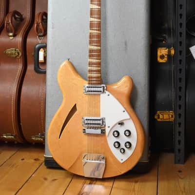 MINT 1966 Rickenbacker 365 NS (New Style) Mapleglo, w/OHSC, 360 image 3