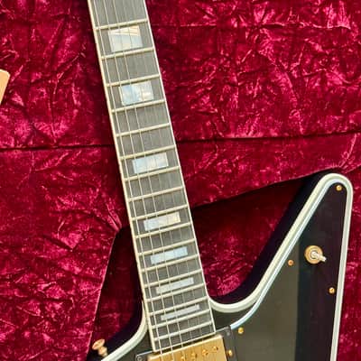 2017 Gibson Custom Shop Explorer Custom Ebony - Unplayed w/ OHSC, COA & Case Candy image 7
