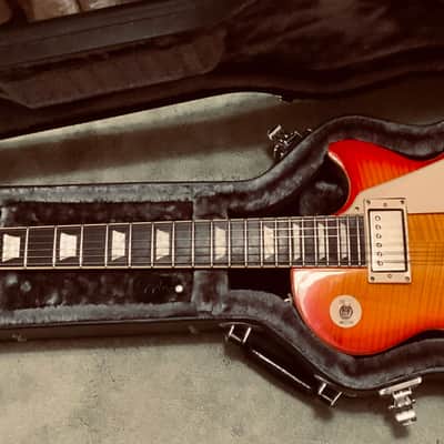Epiphone Les Paul 1960’s Tribute Plus 2016 - Cherry Burst - Stunning Flame image 12