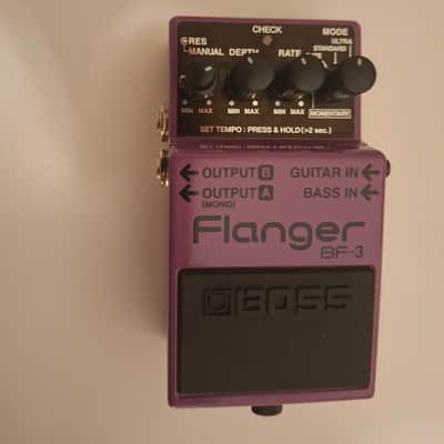 Boss BF-3 Flanger (Dark Gray Label) 2002 - Present - Purple image 1